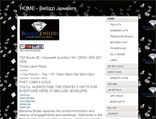Tablet Screenshot of bellizzijewelers.com